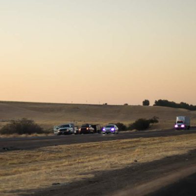 Stockton, CA – Semi-Truck-Sedan Crash on I-5 S/Benjamin Holt Dr Causes Injuries